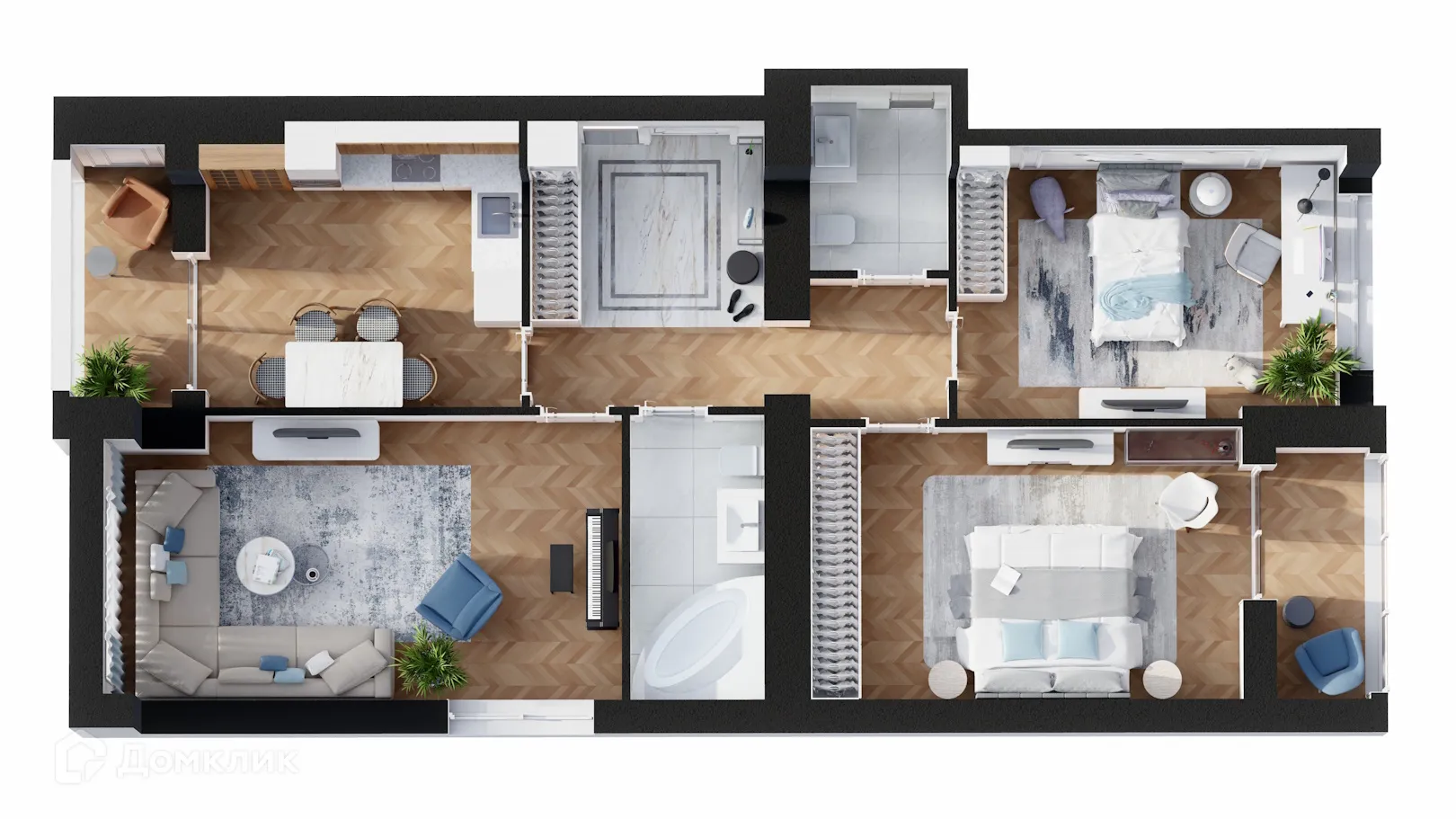 Фото квартиры в ЖК НЕВСКИЙ