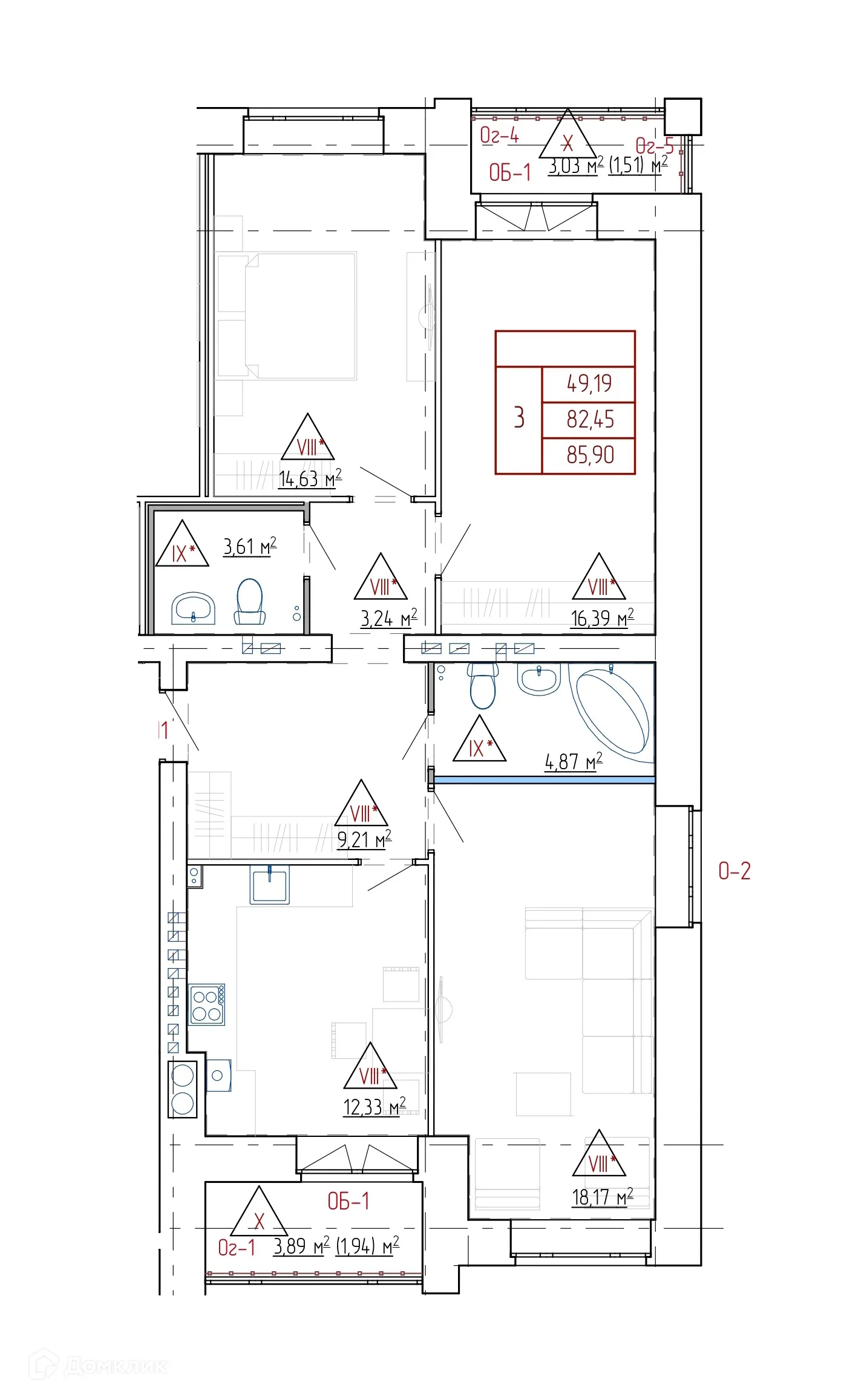 Фото квартиры в ЖК НЕВСКИЙ