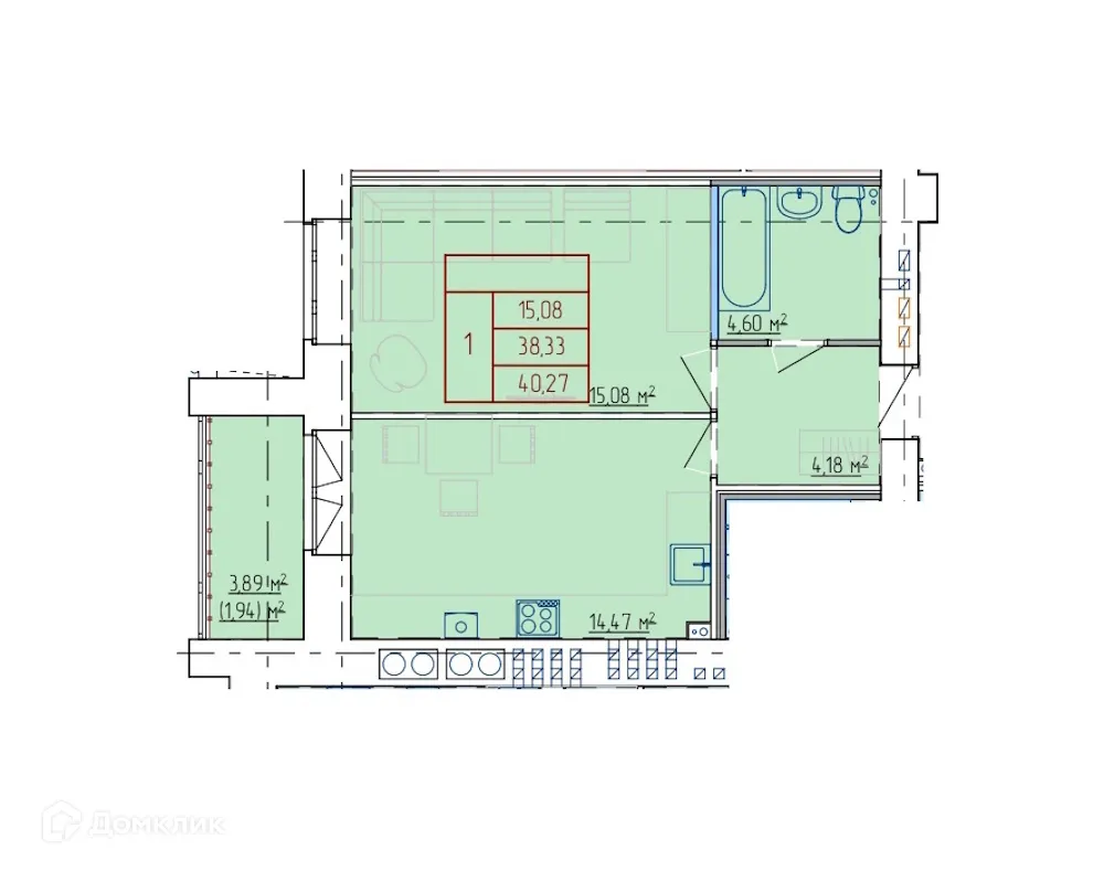Фото квартиры в ЖК НЕВСКИЙ