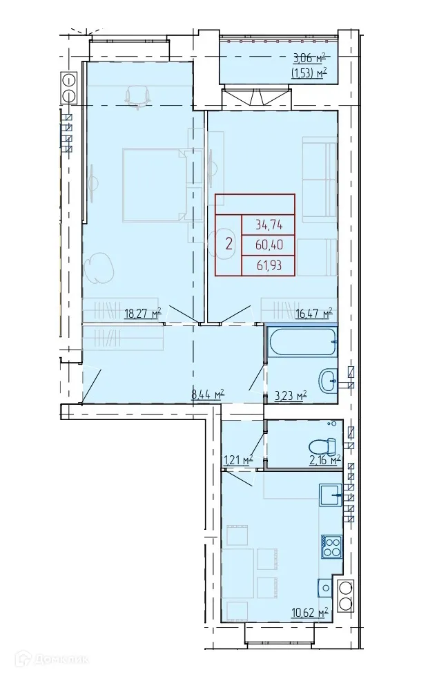 Фото квартиры в ЖК НЕВСКИЙ