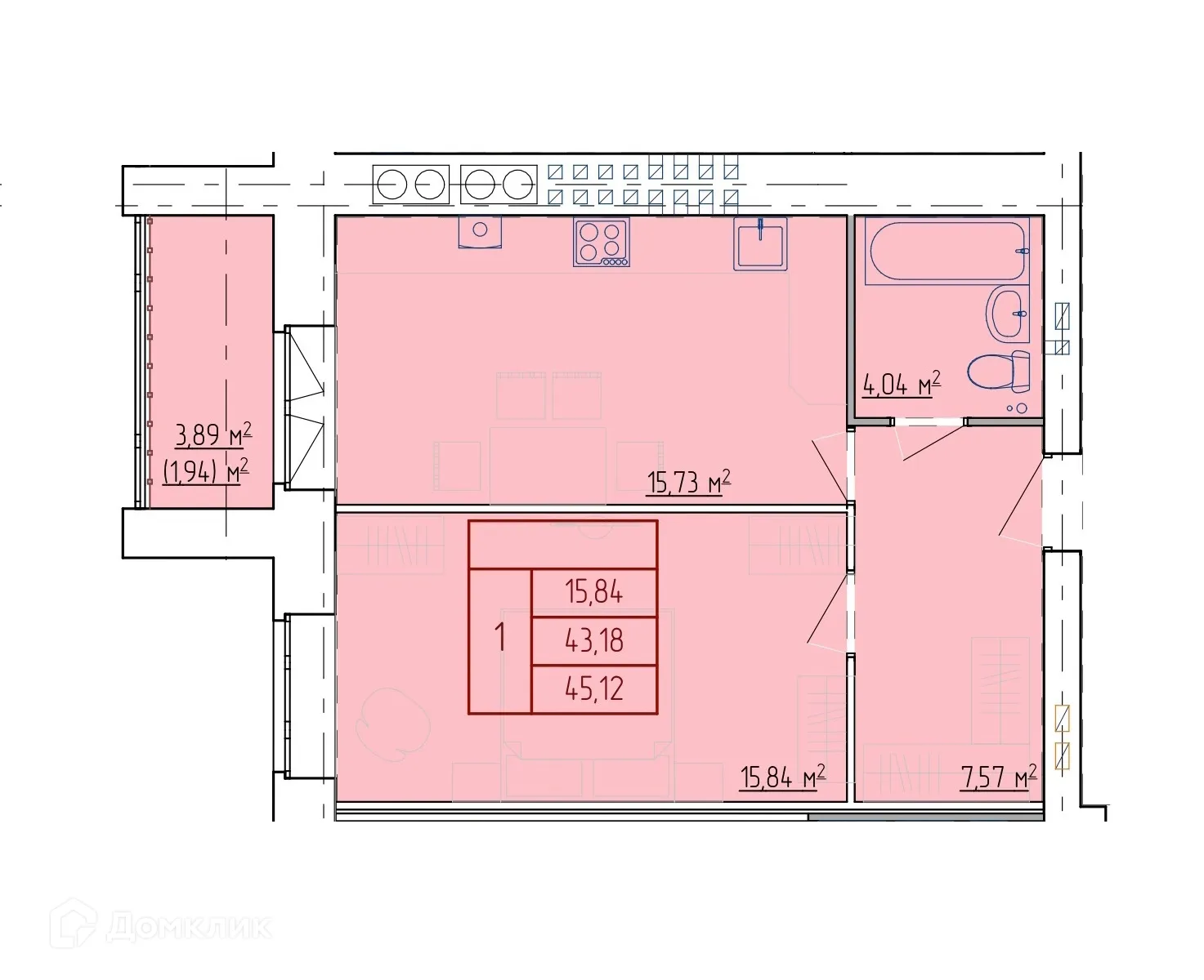 Фото квартиры в ЖК НЕВСКИЙ