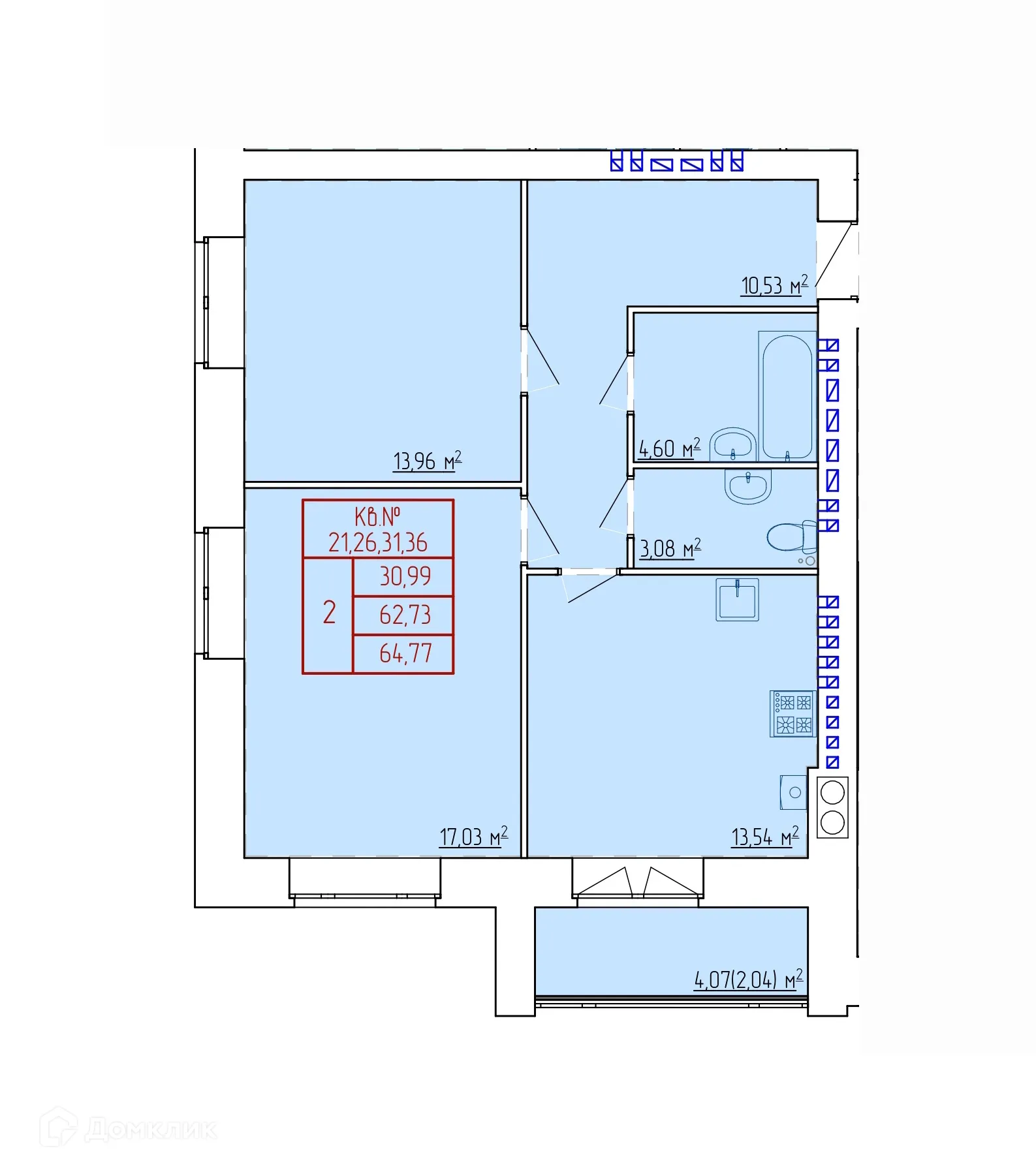 Фото квартиры в ЖК НЕВСКИЙ