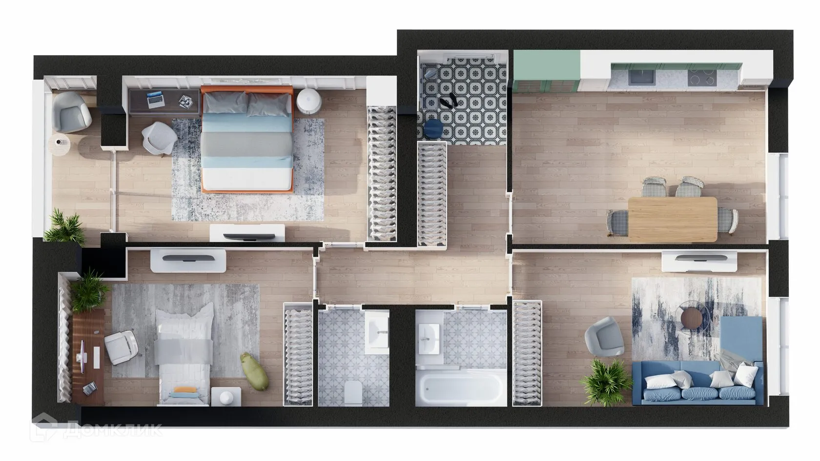 Фото квартиры в ЖК НЕВСКИЙ