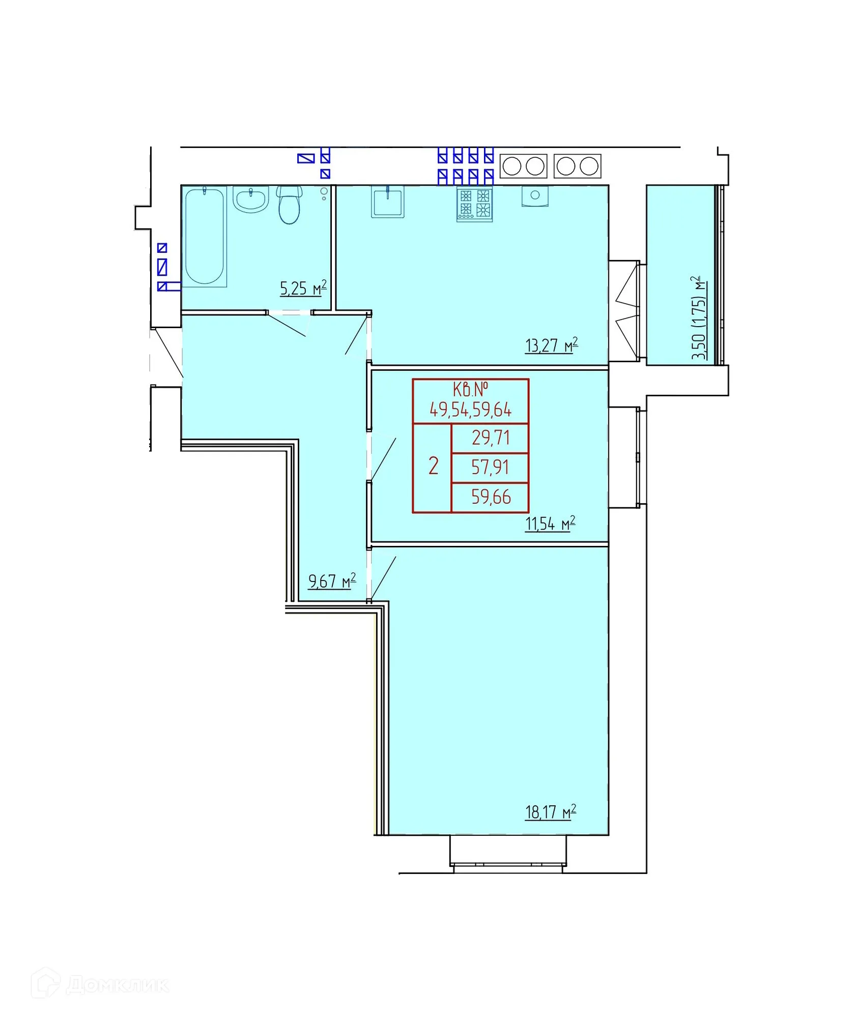 Фото квартиры в ЖК НЕВСКИЙ