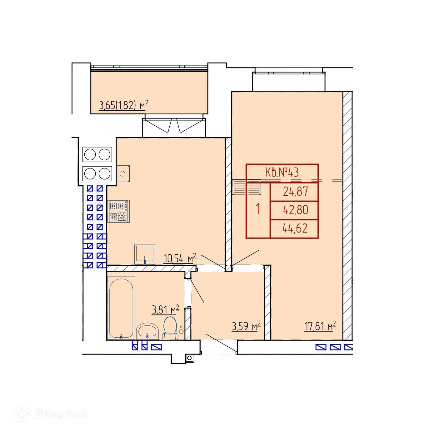 Фото квартиры в ЖК НЕВСКИЙ