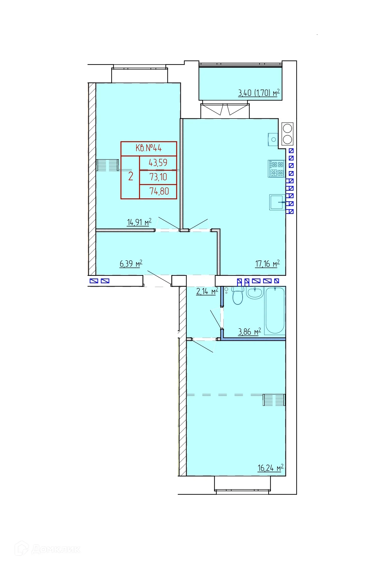 Фото квартиры в ЖК НЕВСКИЙ