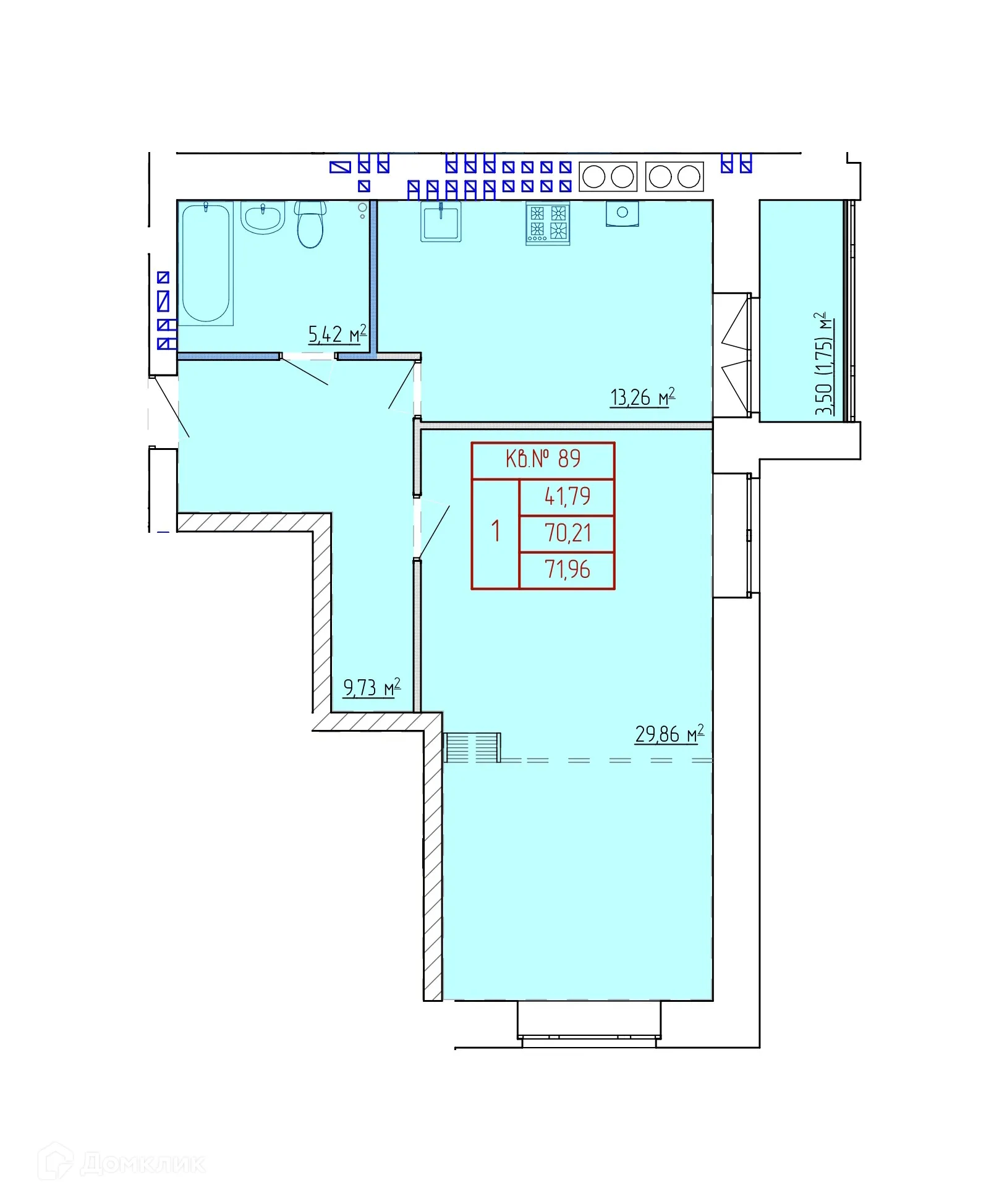 Фото квартиры в ЖК НЕВСКИЙ