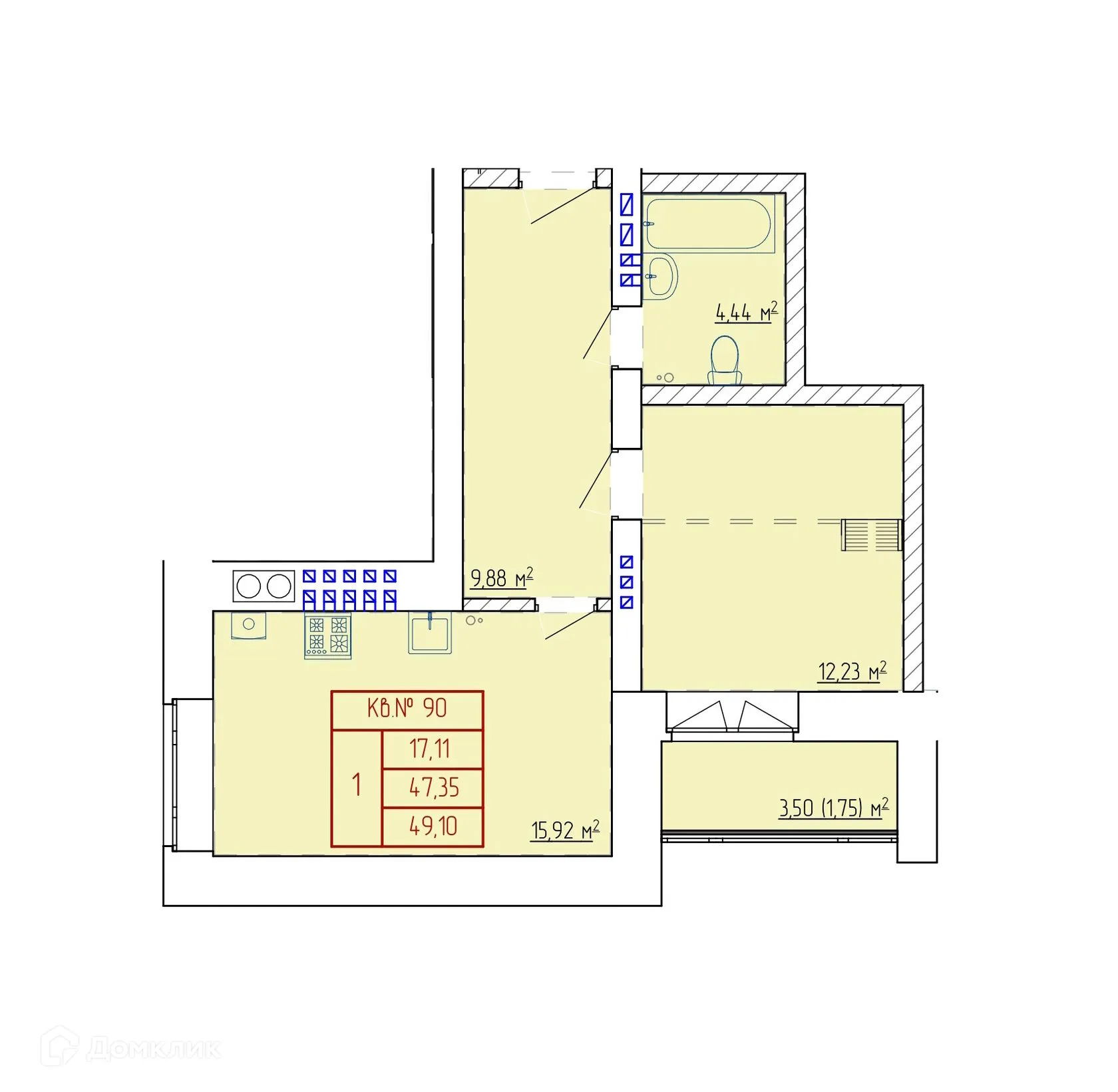 Фото квартиры в ЖК НЕВСКИЙ