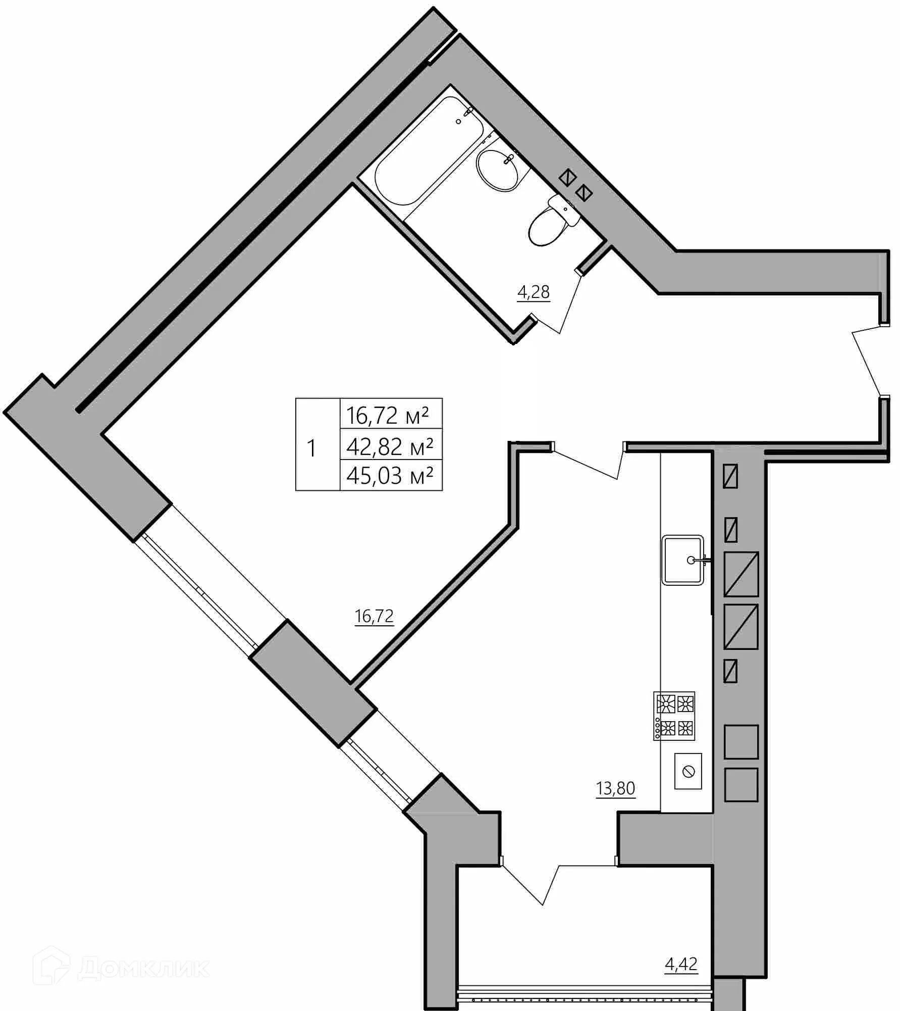 Фото квартиры в ЖК Мирный