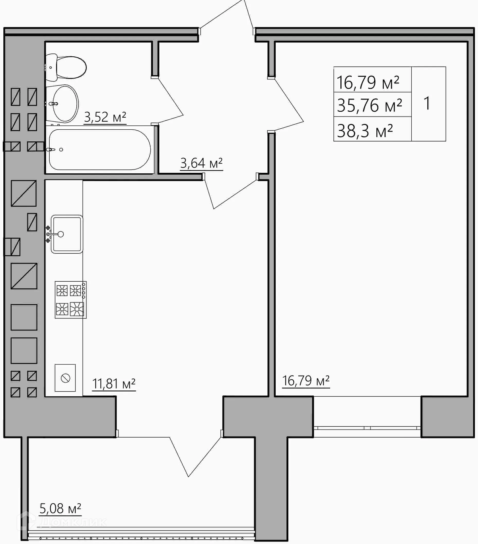 Фото квартиры в ЖК Мирный