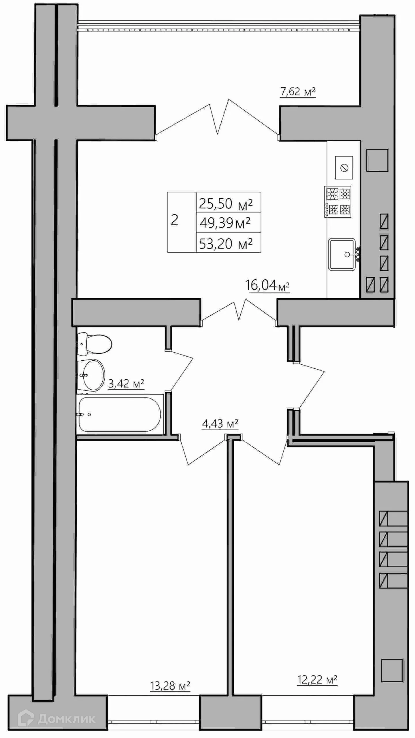 Фото квартиры в ЖК Мирный