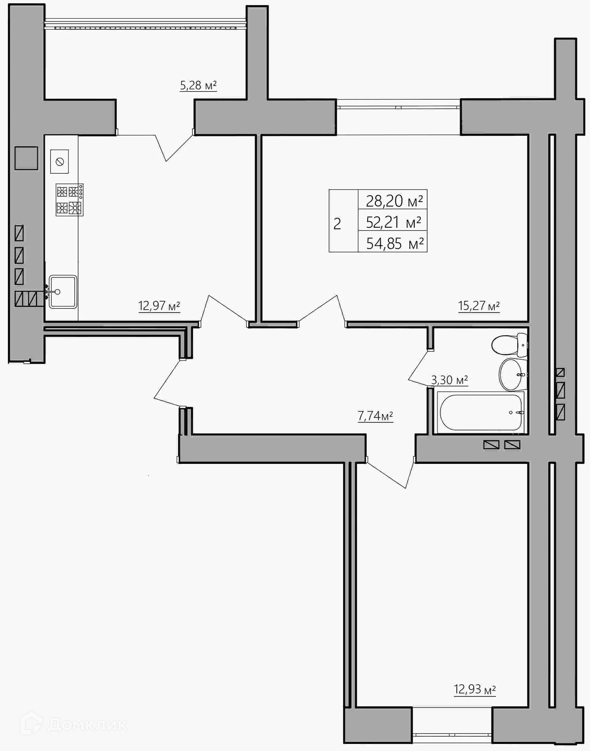 Фото квартиры в ЖК Мирный