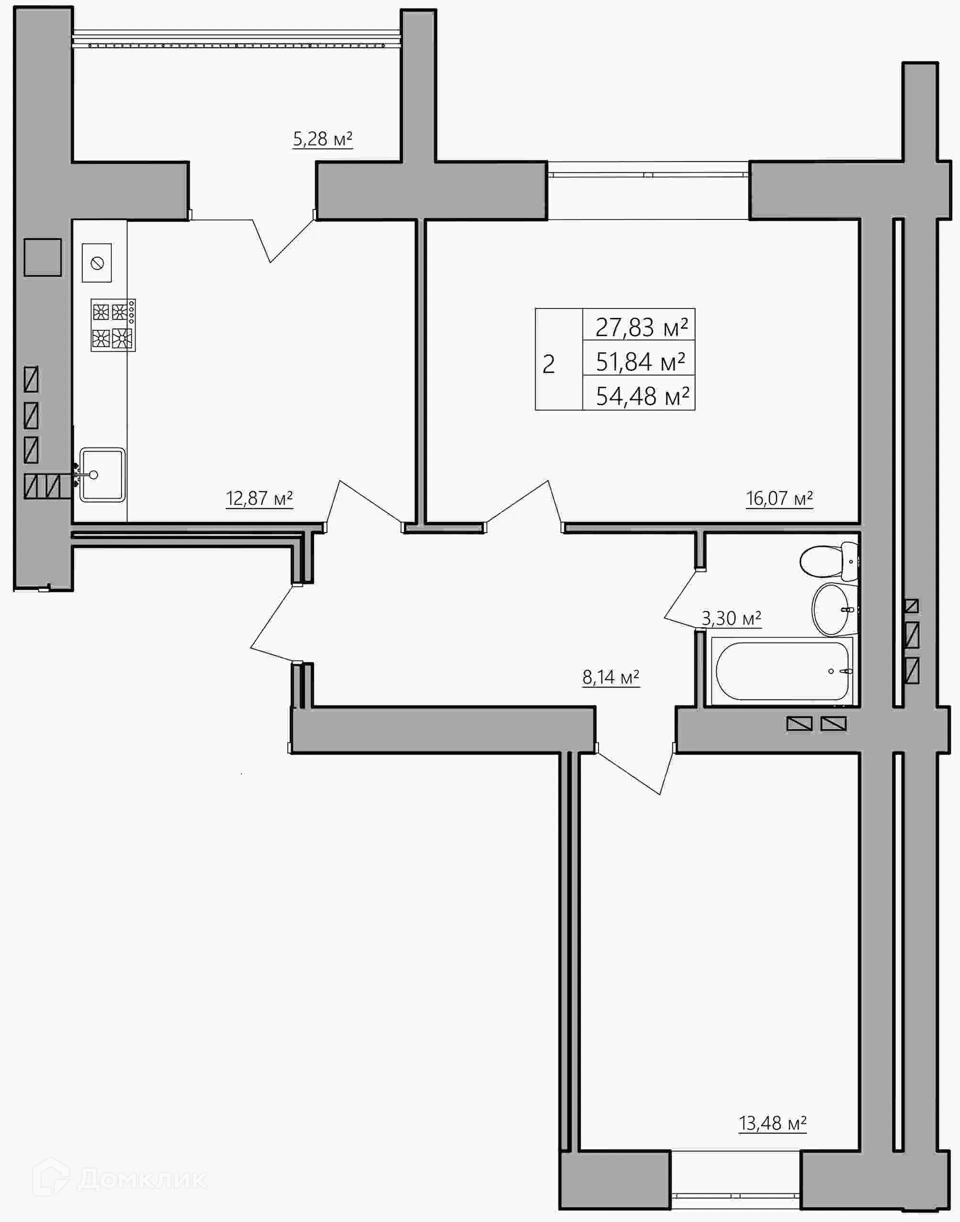 Фото квартиры в ЖК Мирный
