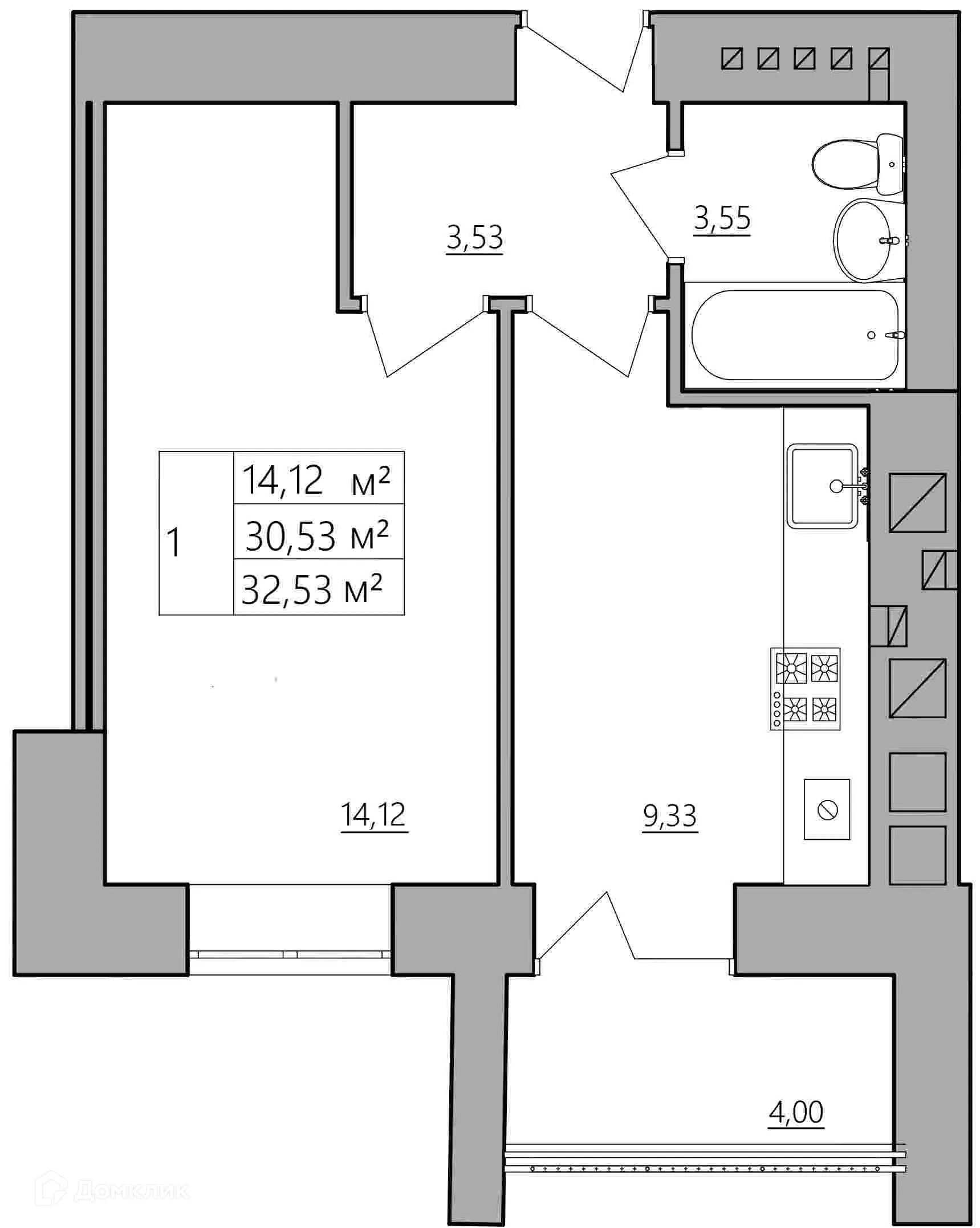 Фото квартиры в ЖК Мирный