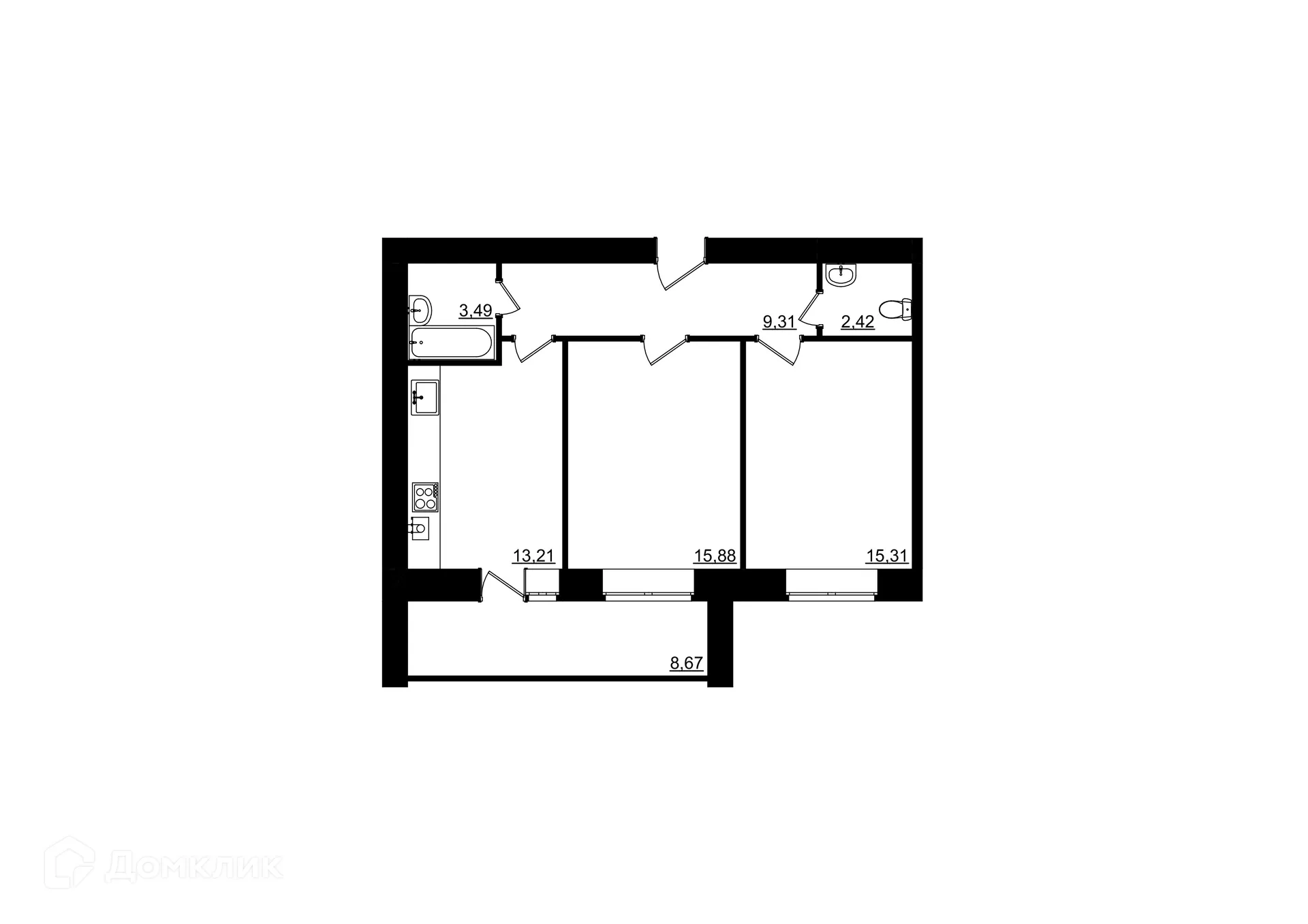Фото квартиры в ЖК Университет
