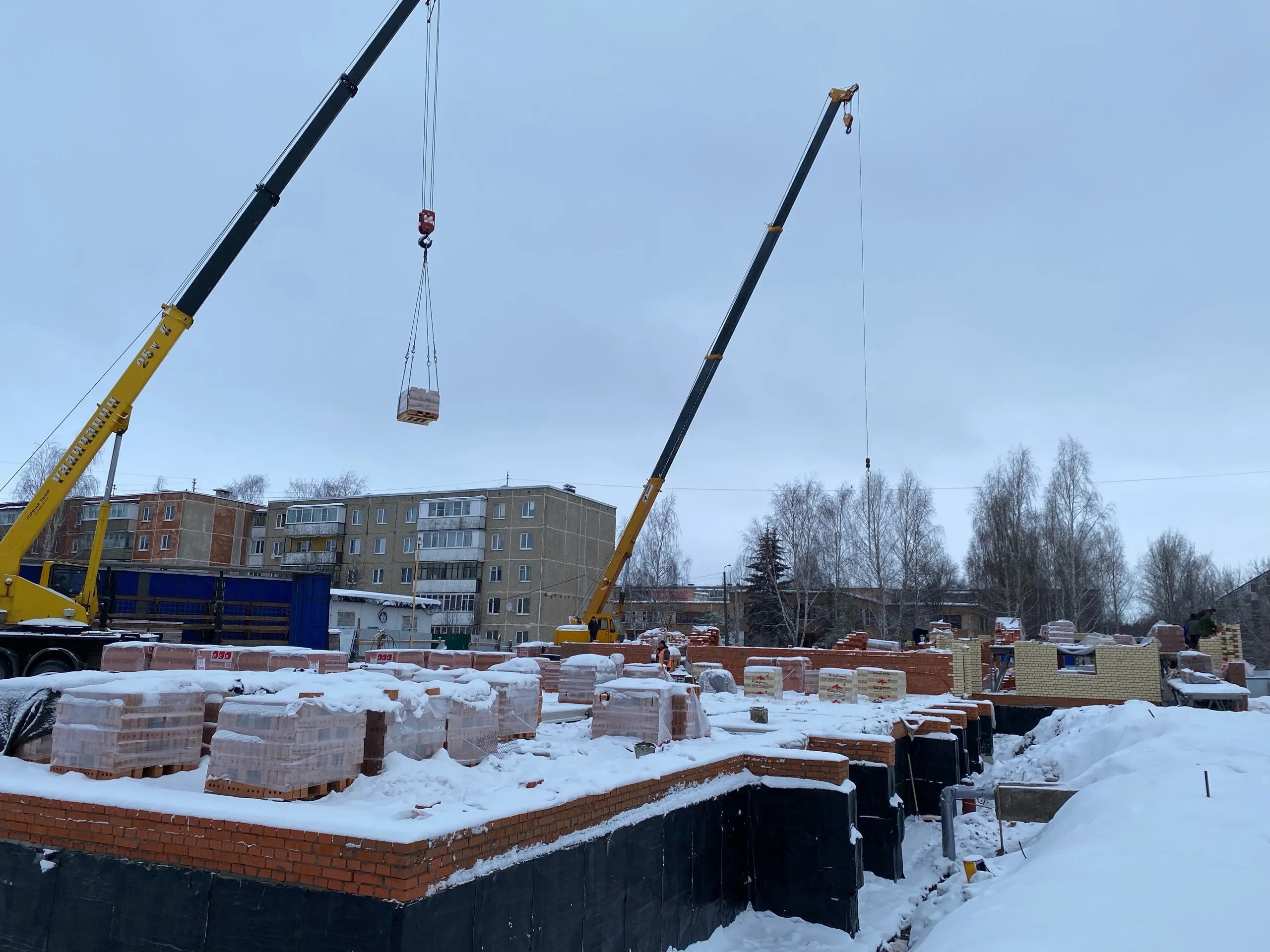 ЖК Высотка на Боровой ход строительства