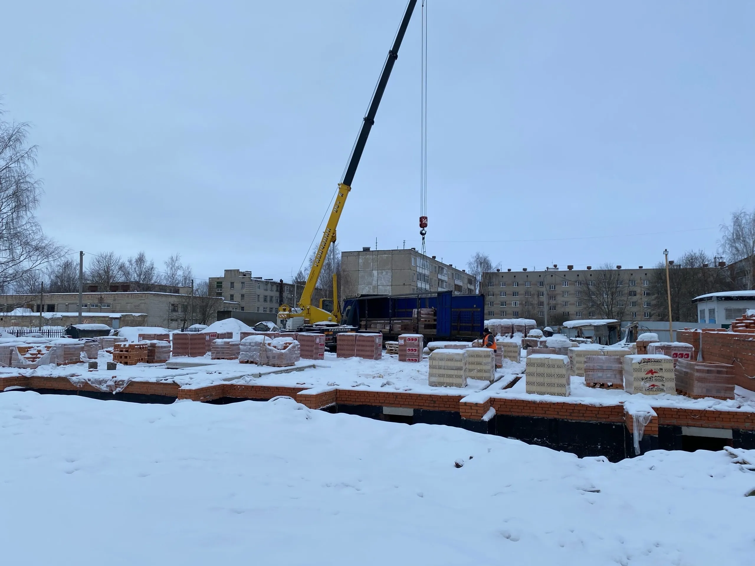 ЖК Высотка на Боровой ход строительства