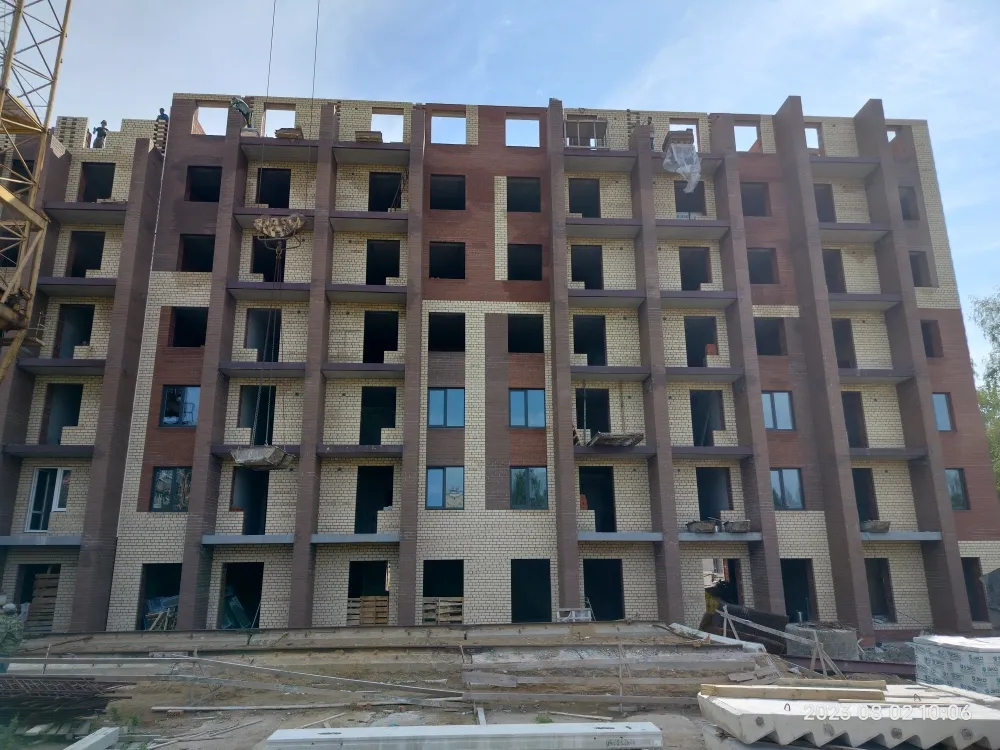 ЖК Высотка на Боровой ход строительства