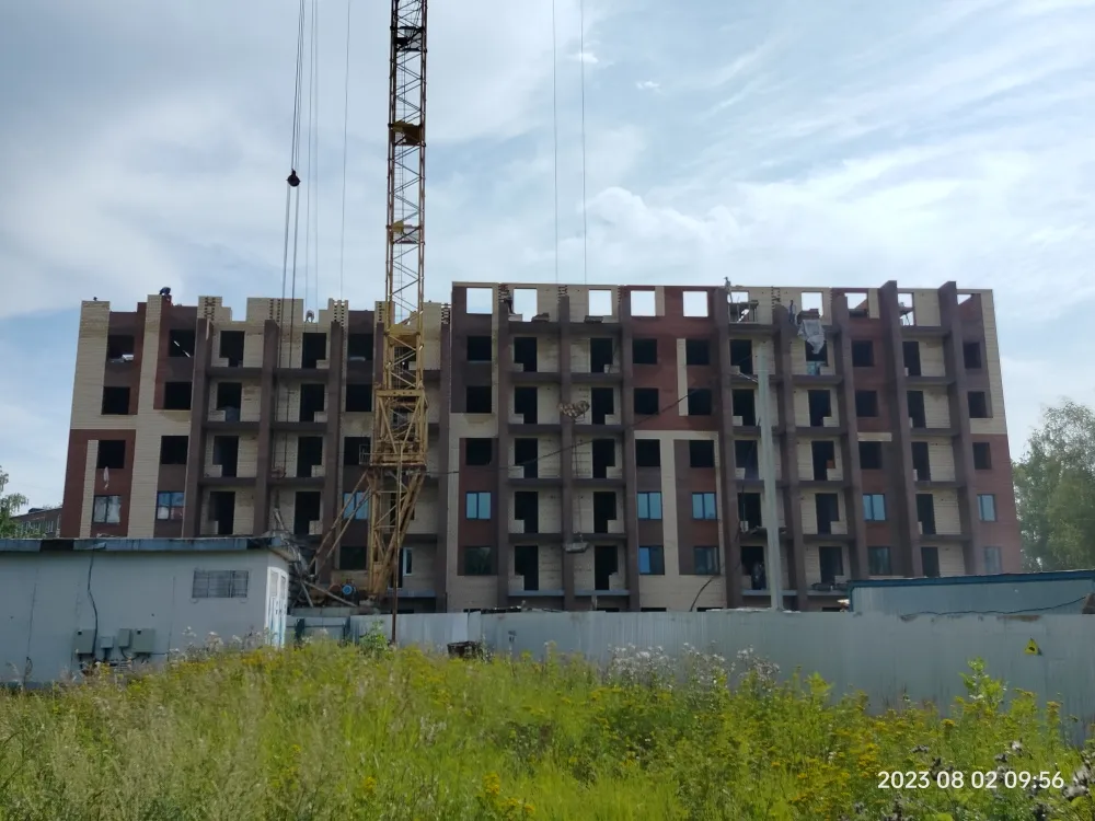 ЖК Высотка на Боровой ход строительства