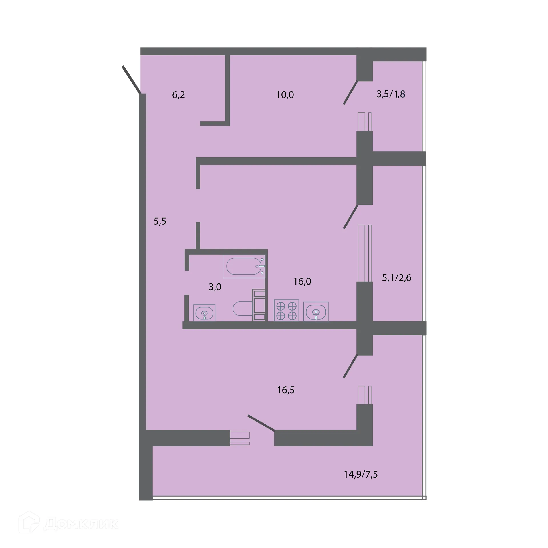 Фото квартиры в ЖК Бульвар-Парк