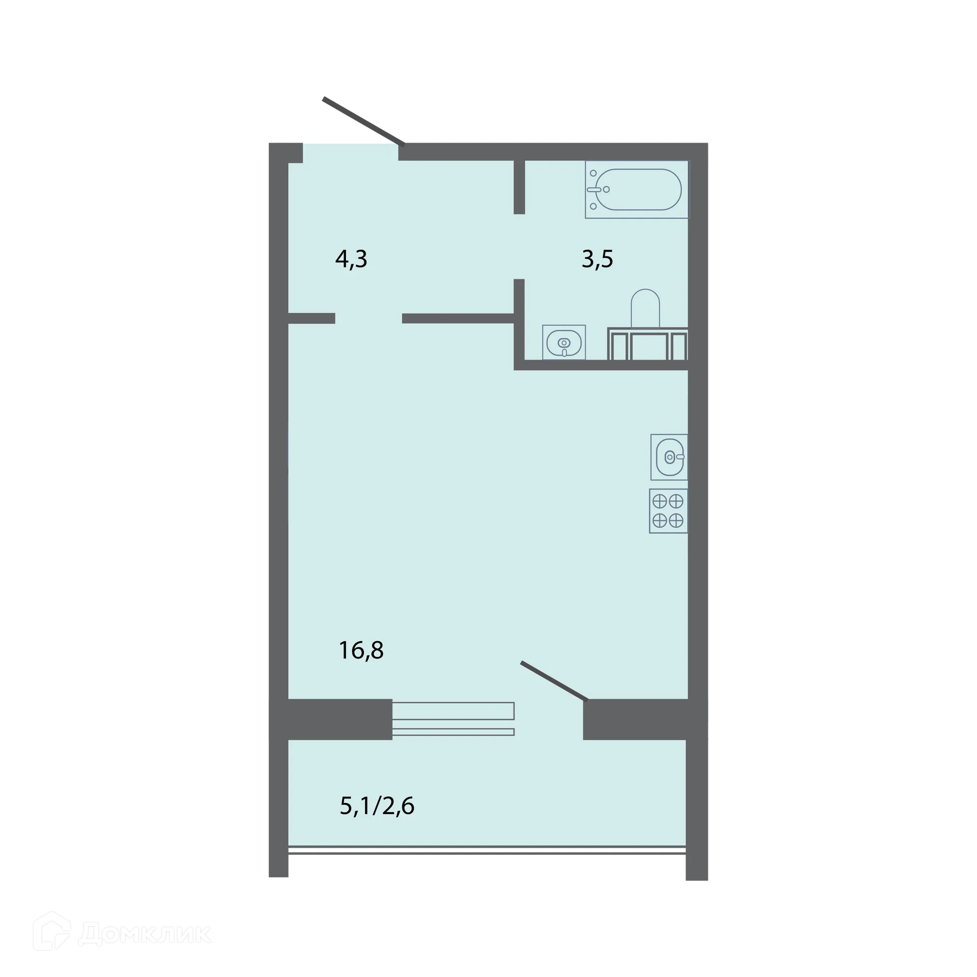 Фото квартиры в ЖК Бульвар-Парк