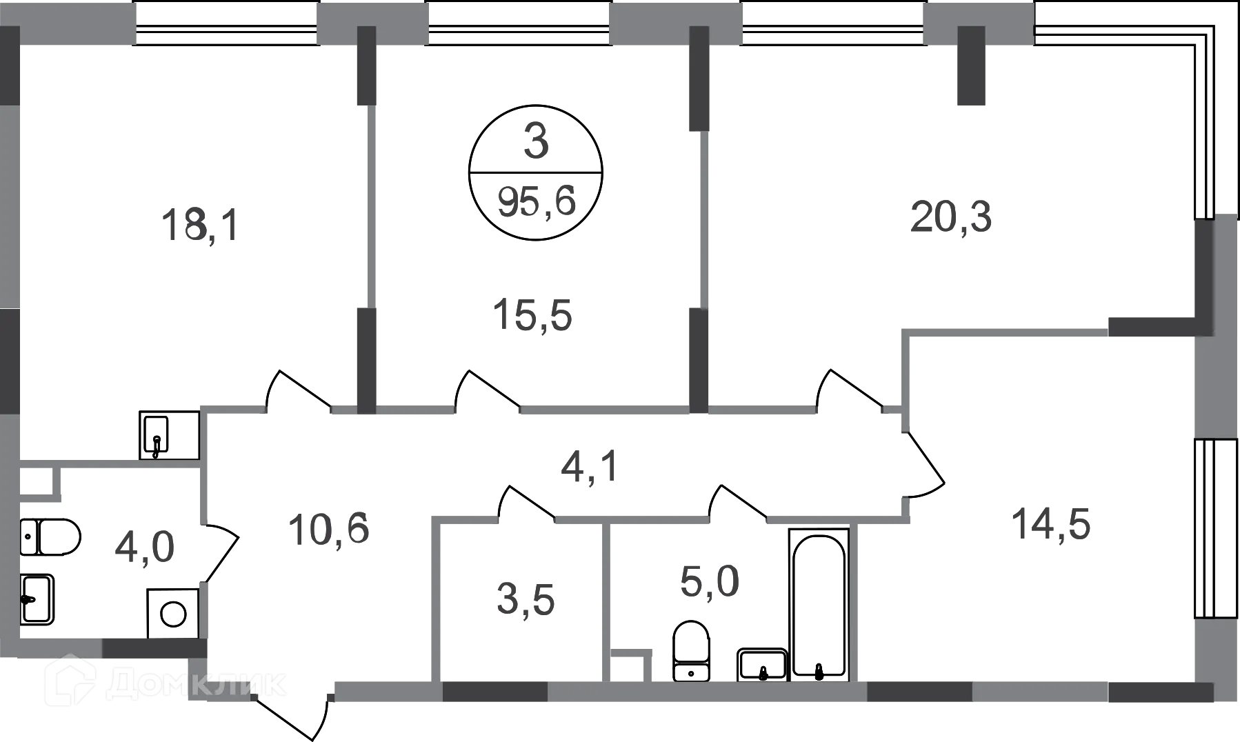 Фото квартиры в ЖК Город-парк "Переделкино Ближнее"