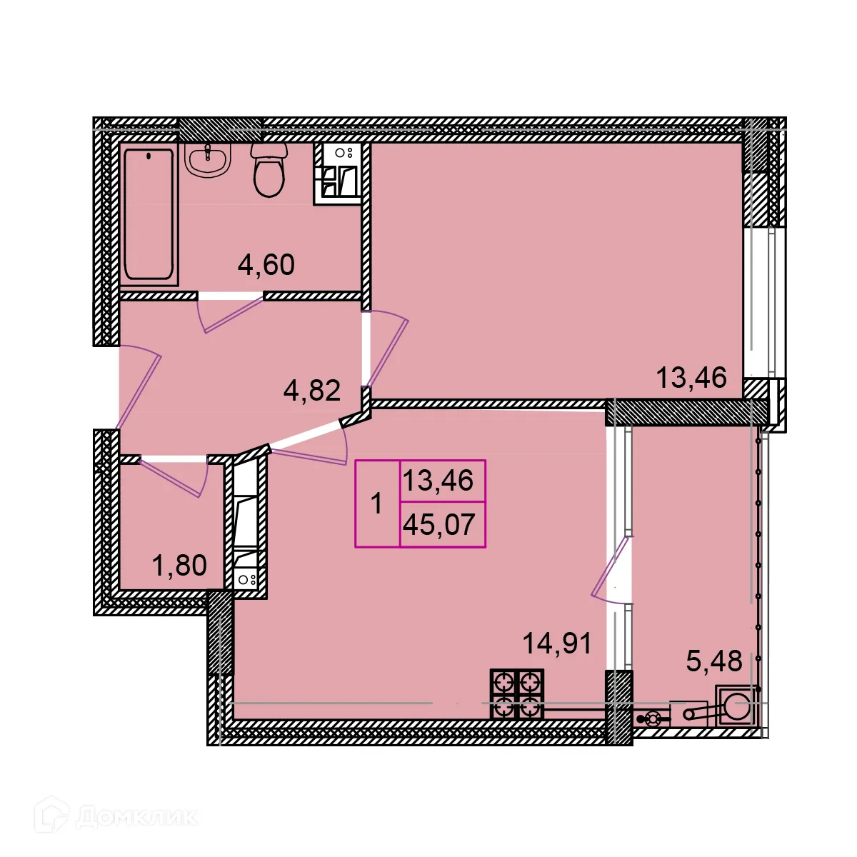 Фото квартиры в ЖК Халтурина 8