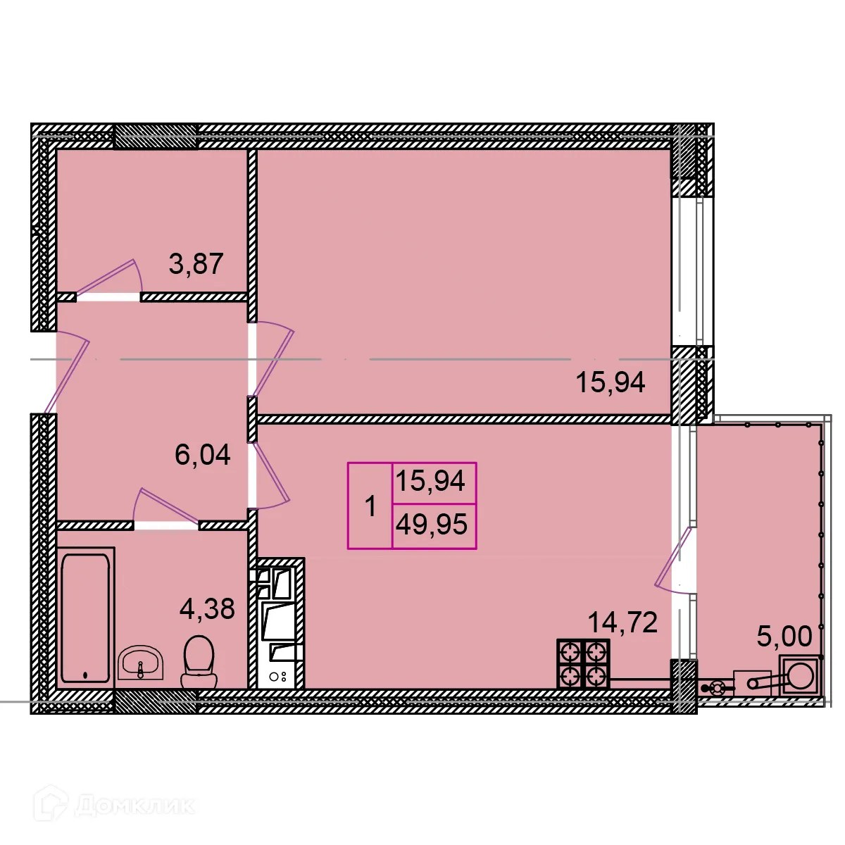 Фото квартиры в ЖК Халтурина 8