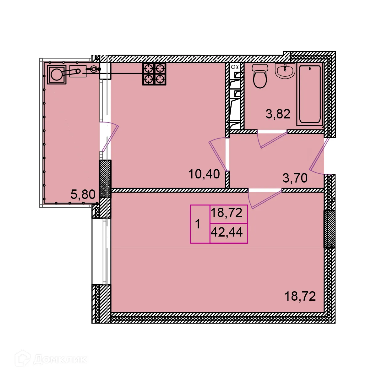 Фото квартиры в ЖК Халтурина 8