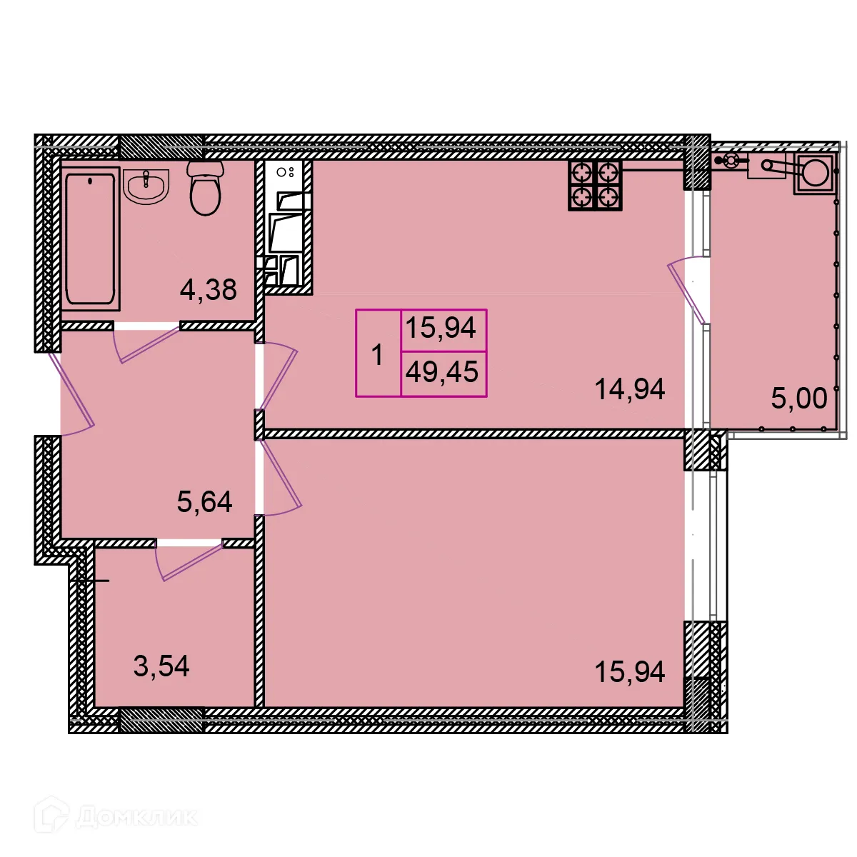 Фото квартиры в ЖК Халтурина 8