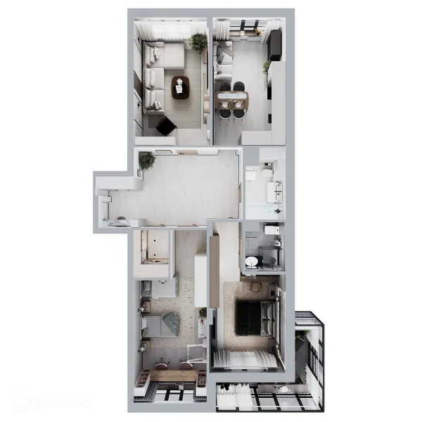 Квартира в ЖК НОВАЯ ВЫСОТА