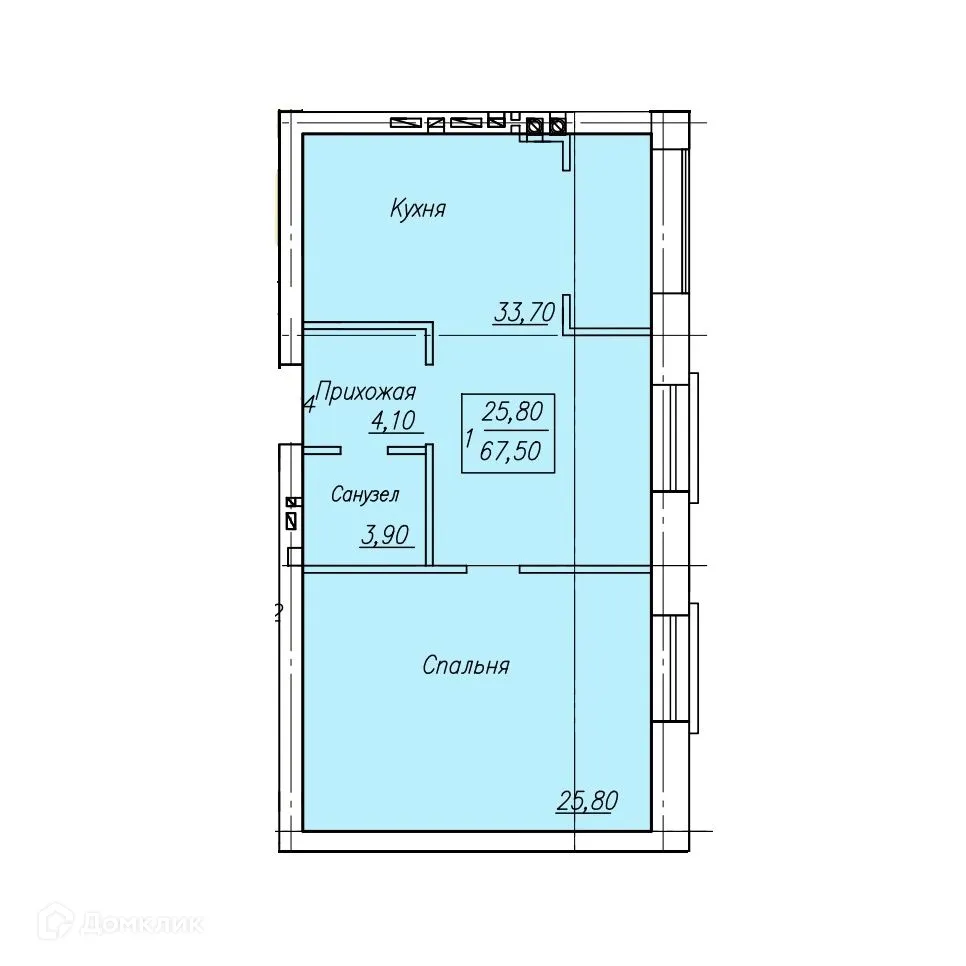 Фото квартиры в ЖК Ростоши Премьер