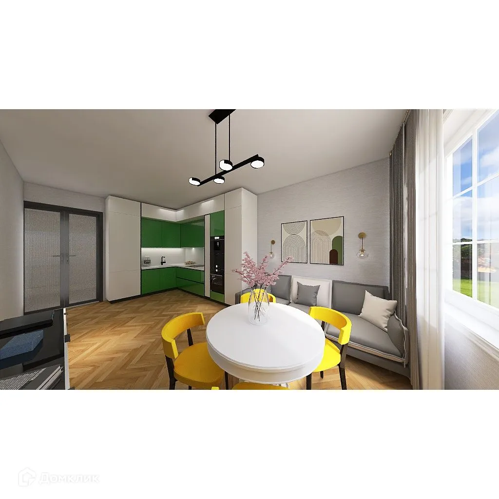 Планировка 2-комнатной квартиры 72.2 м² в ЖК Ростоши Премьер, г. Оренбург — фото 3