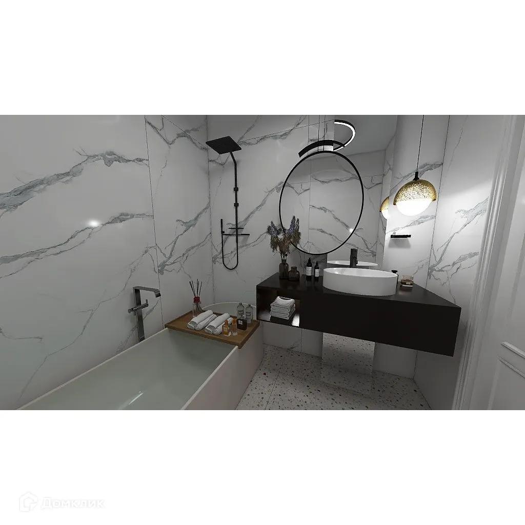 Планировка 2-комнатной квартиры 72.2 м² в ЖК Ростоши Премьер, г. Оренбург — фото 7