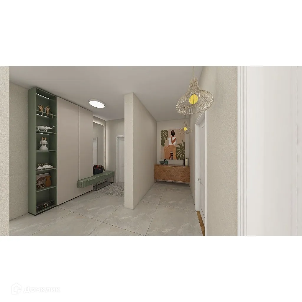 Планировка 2-комнатной квартиры 72.2 м² в ЖК Ростоши Премьер, г. Оренбург — фото 9