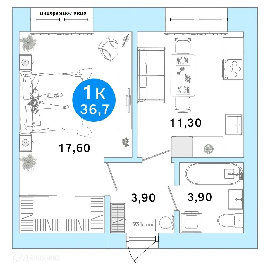 Фото квартиры в ЖК Ростоши Премьер