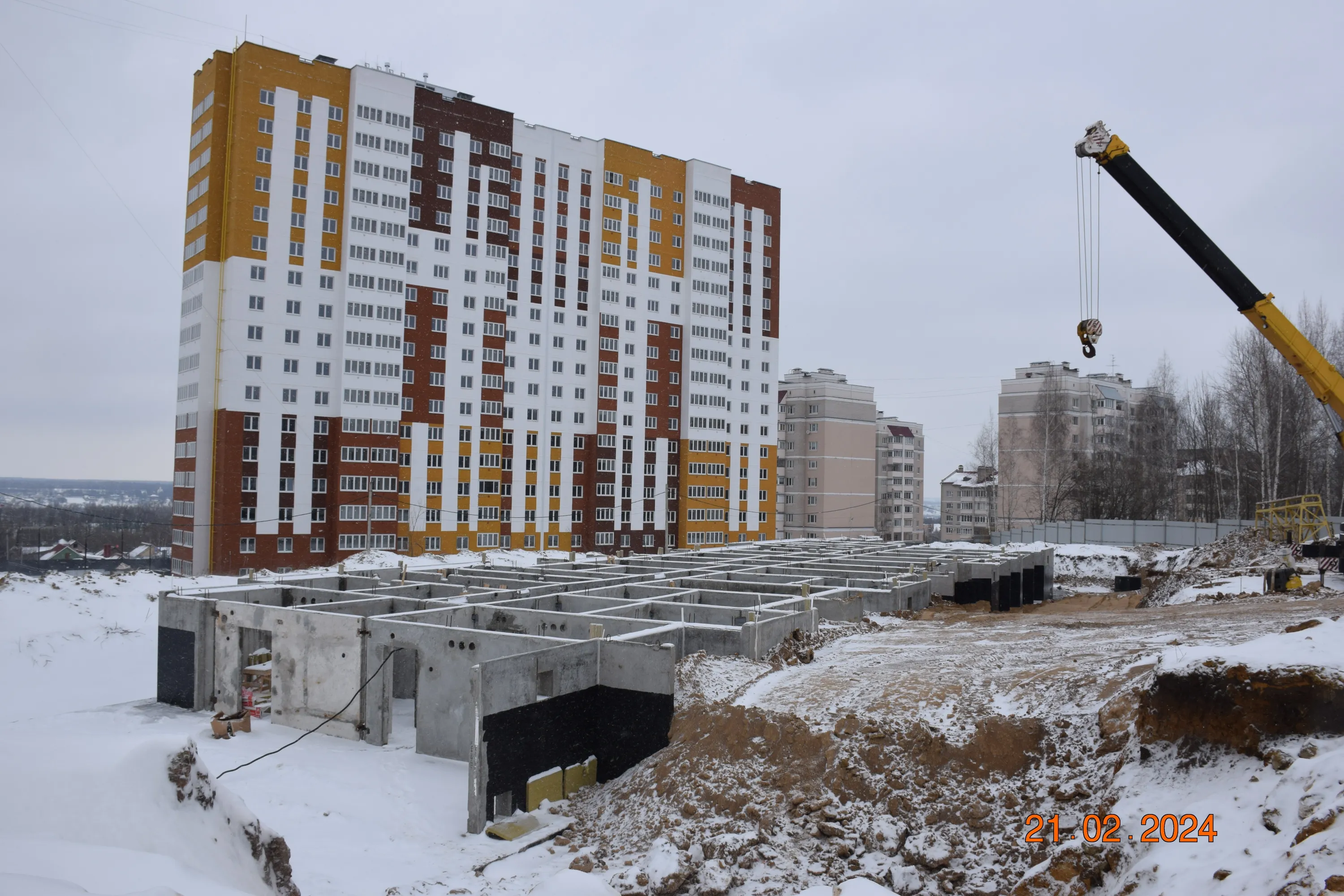 ЖК Горизонт ход строительства