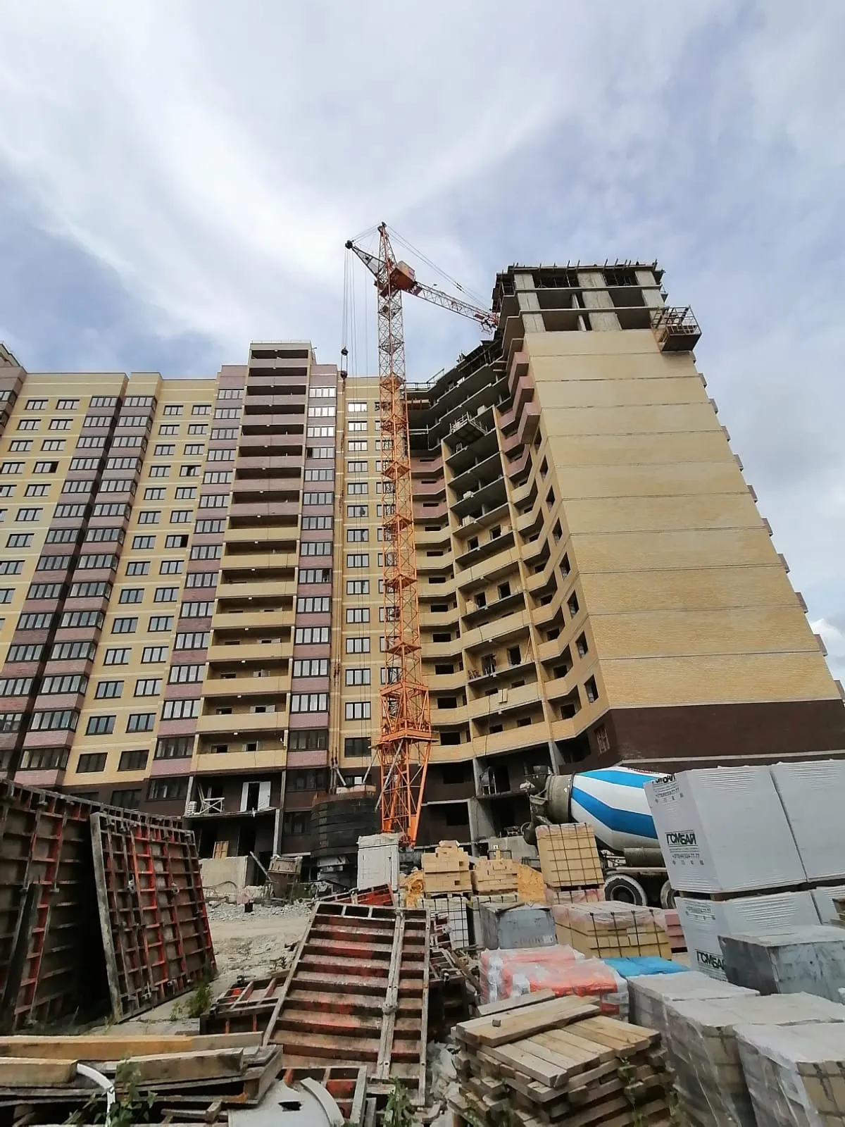 ЖК Дом по ул. Межквартальная ход строительства