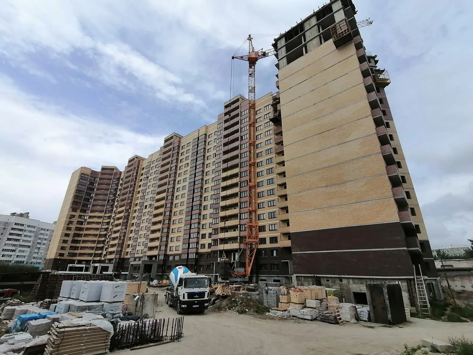 ЖК Дом по ул. Межквартальная ход строительства