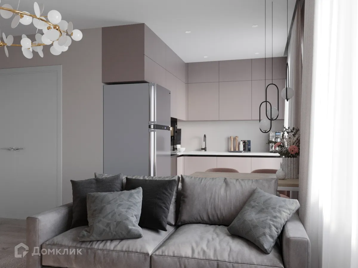 Планировка 3-комнатной квартиры 75.4 м² в ЖК Очаг, г. Иркутск — фото 5