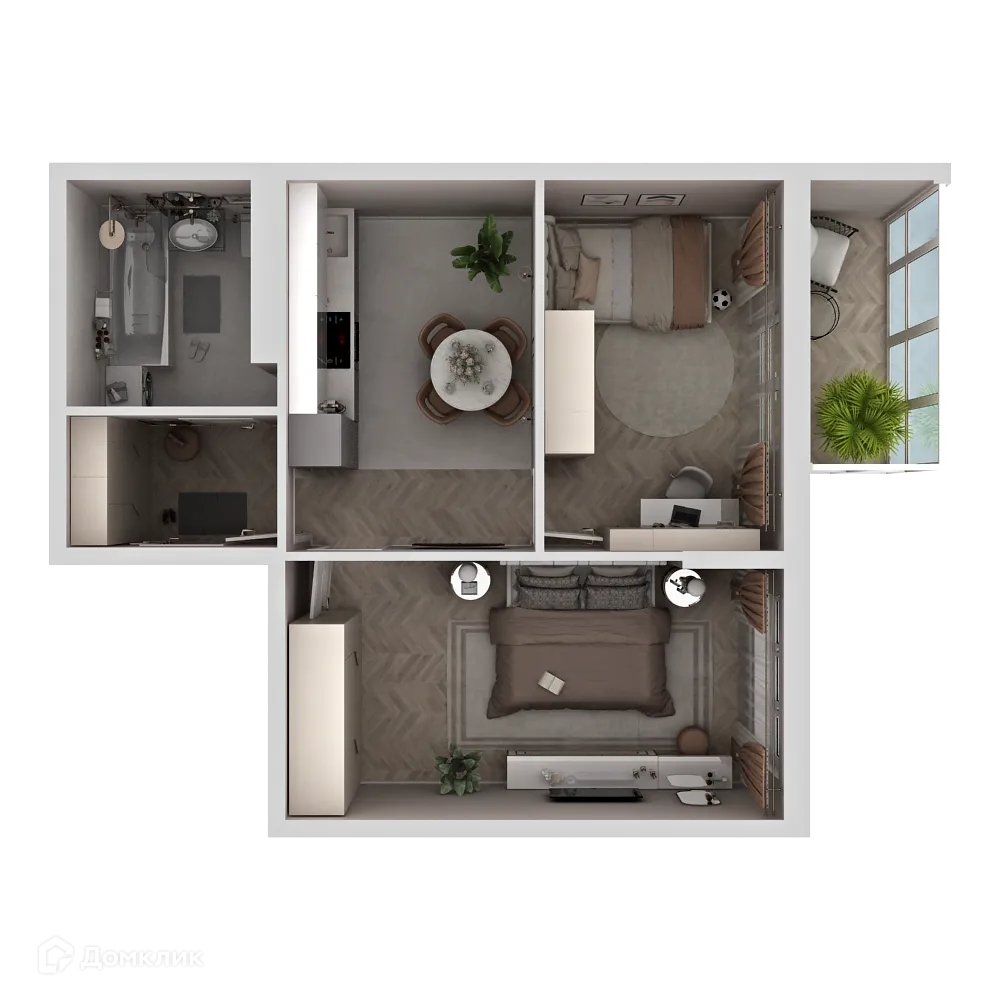 Фото квартиры в ЖК "Новые горизонты на Пушкина"