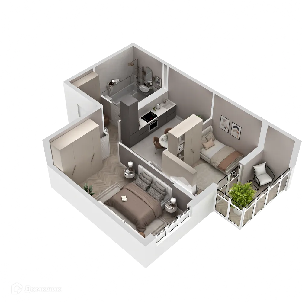 Фото квартиры в ЖК "Новые горизонты на Пушкина"