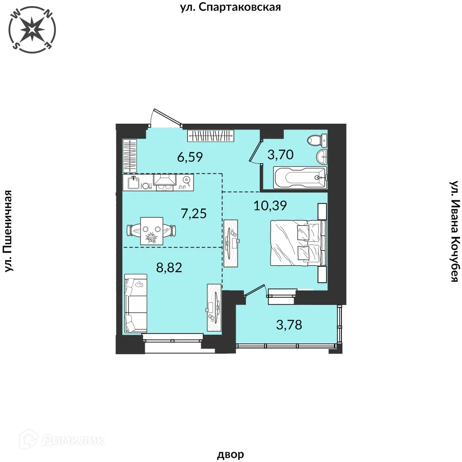 Фото квартиры в ЖК Источник