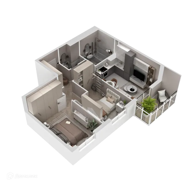 2 комн. в ЖК "Новые горизонты на Пушкина"