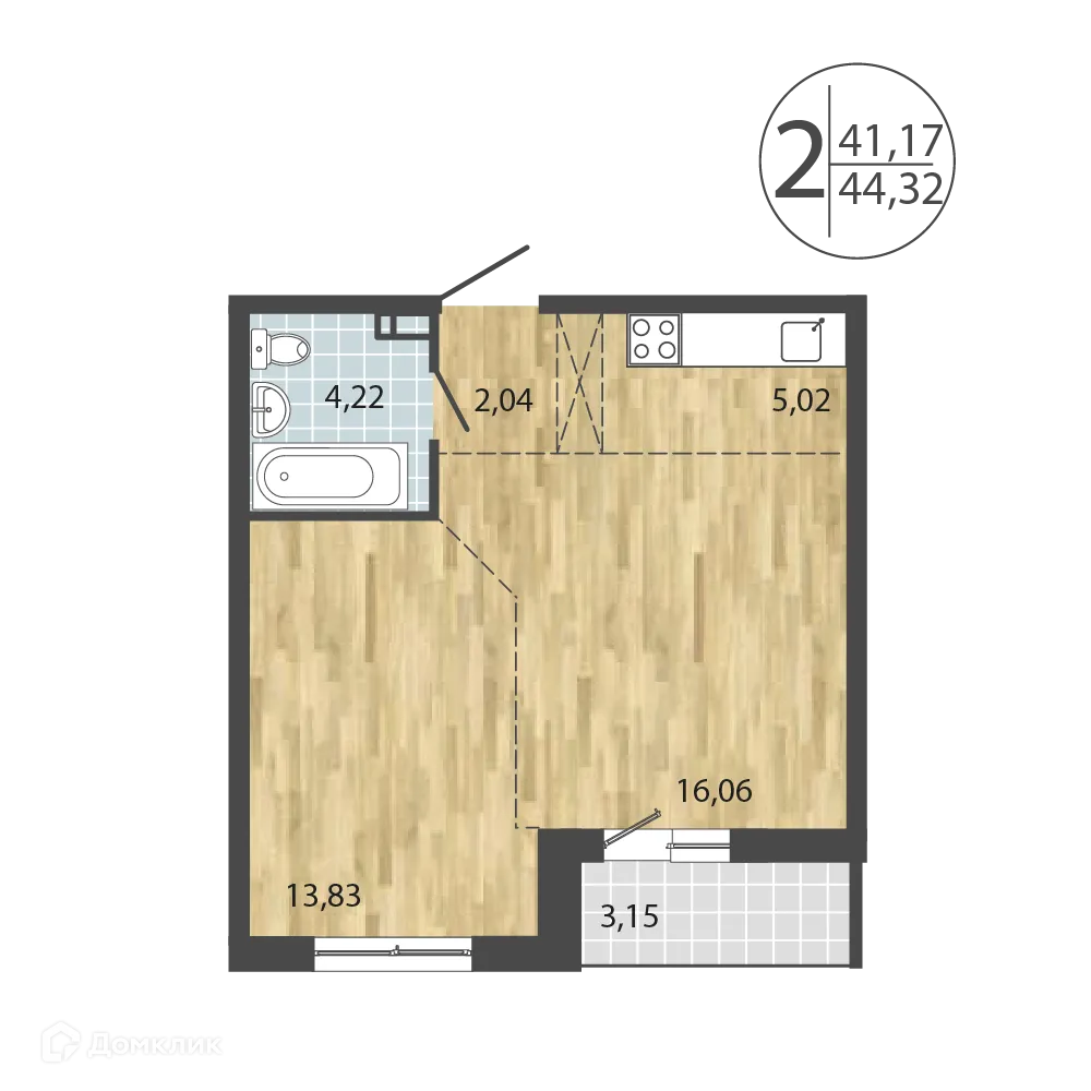 Фото квартиры в ЖК ЛЕРМОНТОВ ПАРК