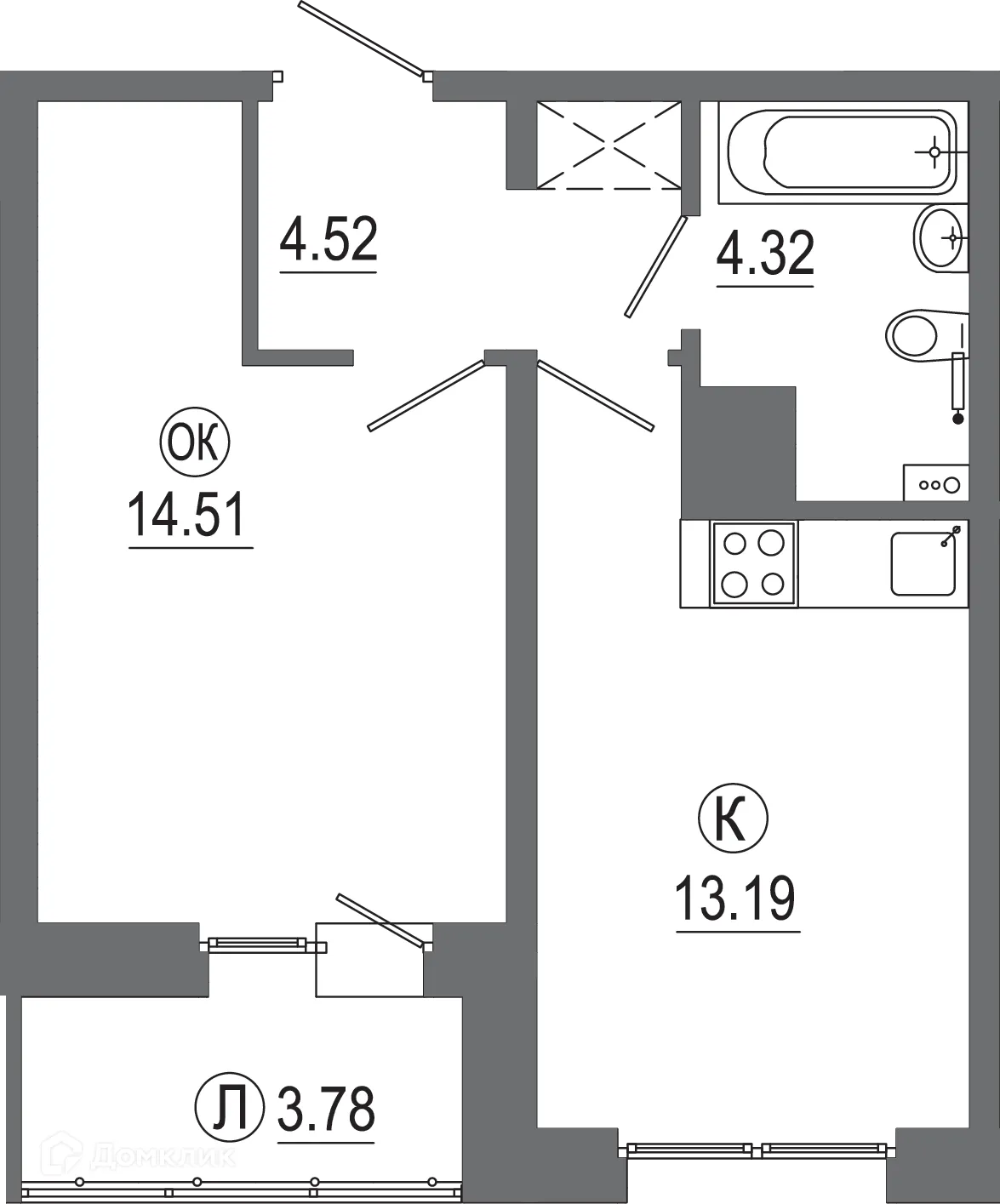 Фото квартиры в ЖК "АвиатоR" (Авиатор)