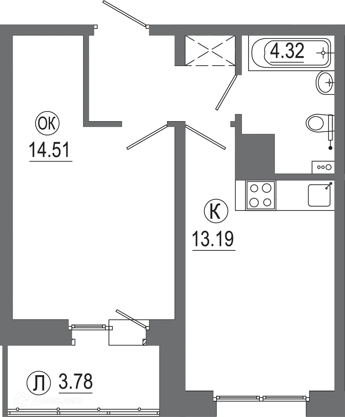 Фото квартиры в ЖК "АвиатоR" (Авиатор)