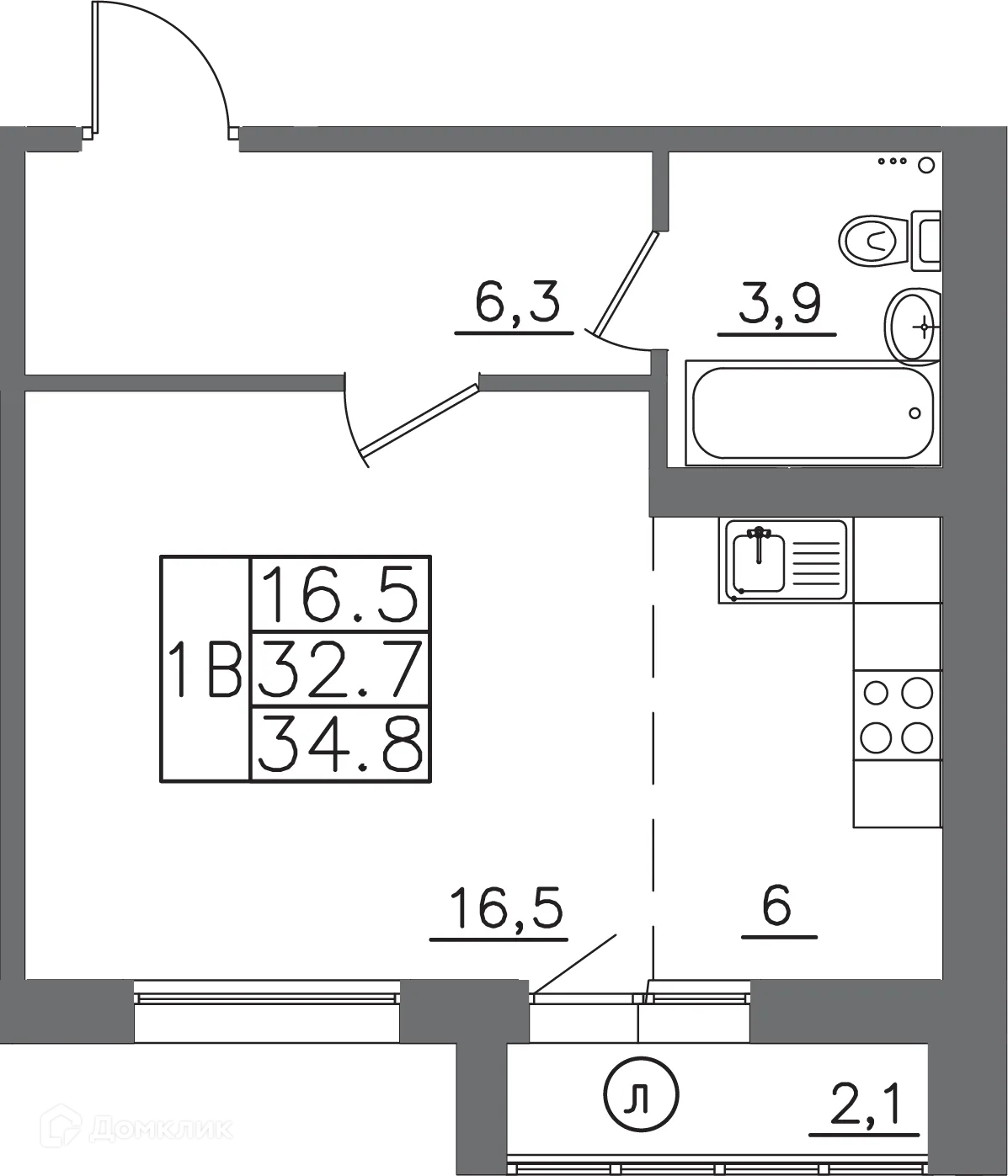 Фото квартиры в ЖК "АвиатоR" (Авиатор)