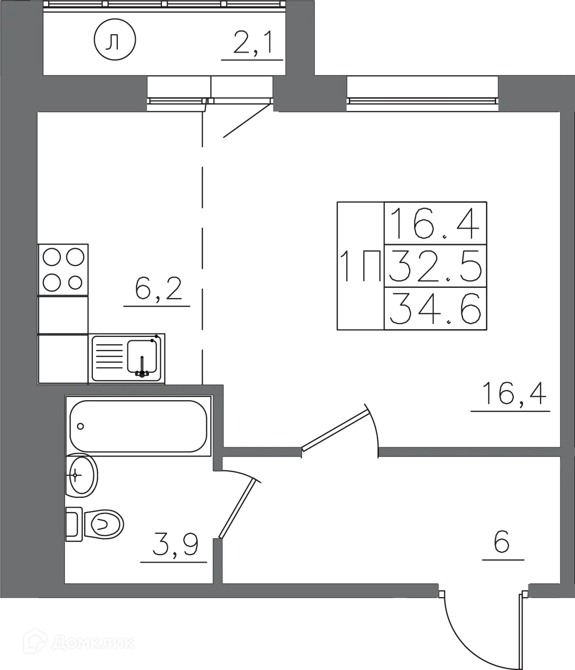 Фото квартиры в ЖК "АвиатоR" (Авиатор)