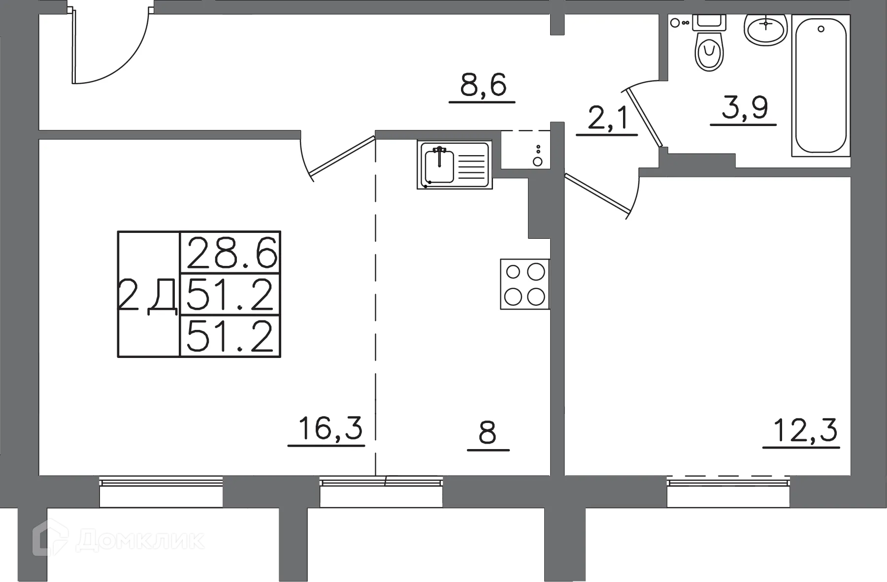 Фото квартиры в ЖК "АвиатоR" (Авиатор)